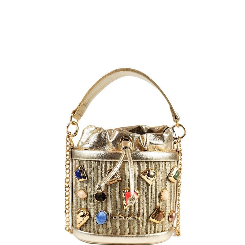 MINI BAG MARIAH COURO OURO