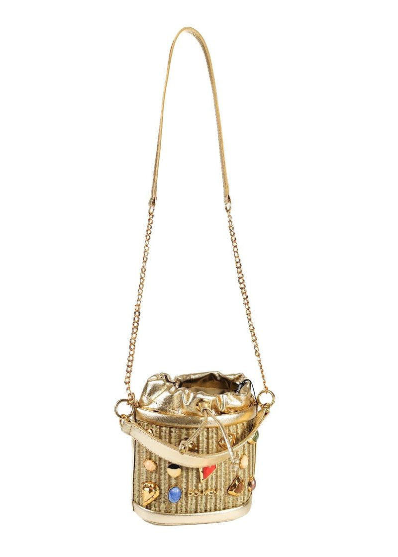 MINI BAG MARIAH COURO OURO