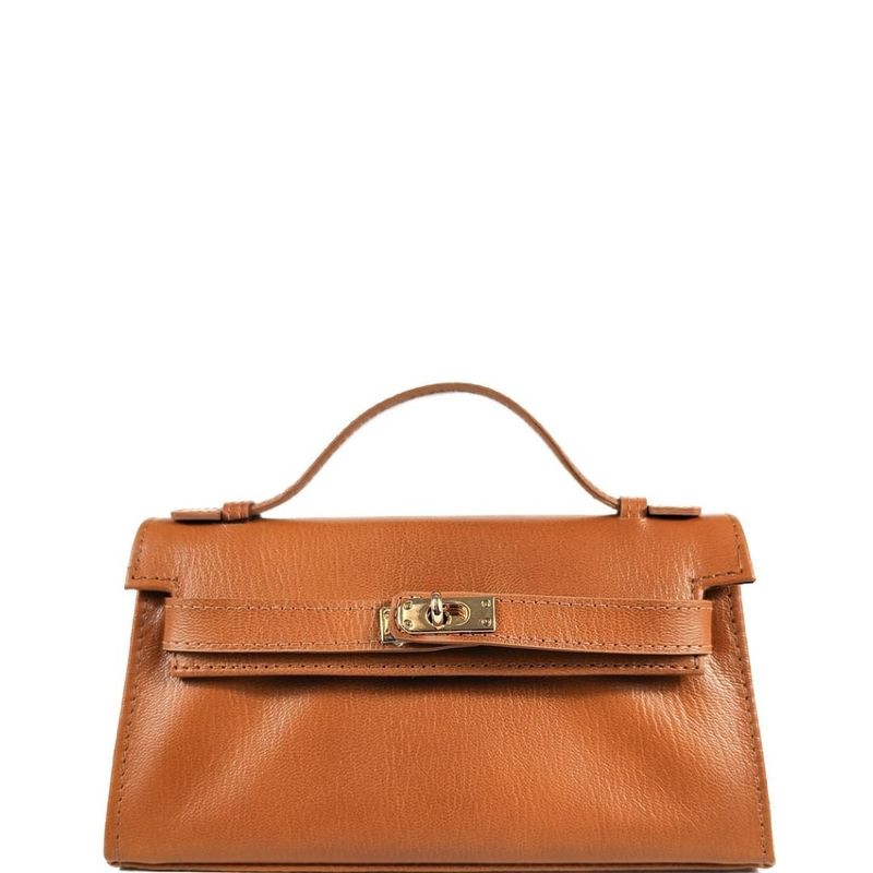 BOLSA LILA COURO TOTE CARAMELO