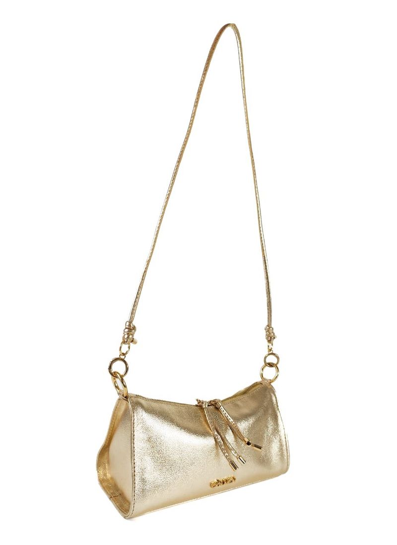 MINI BAG ARIEL COURO OURO