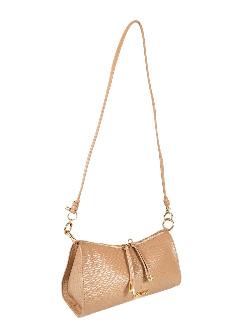 MINI BAG ARIEL COURO AREIA