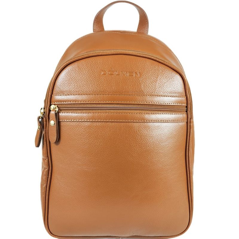 MOCHILA DOL COURO AMBAR