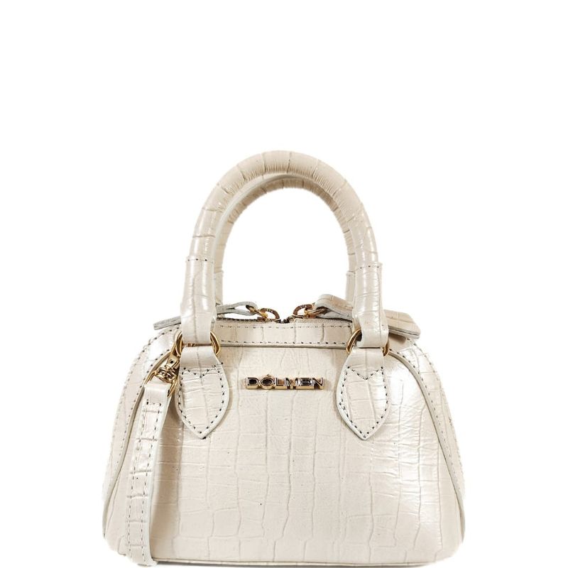 MINI BAG NEW LOLLA COURO OFF WHITE
