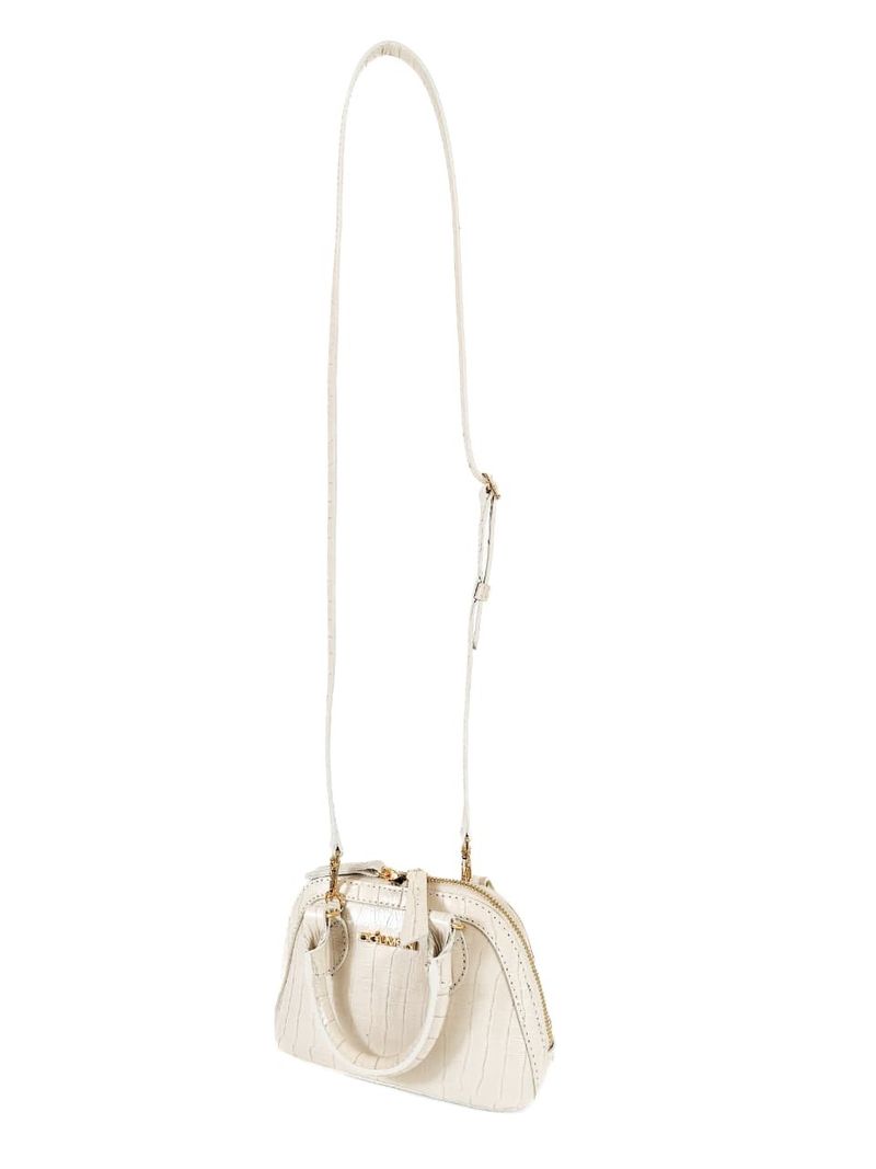 MINI BAG NEW LOLLA COURO OFF WHITE
