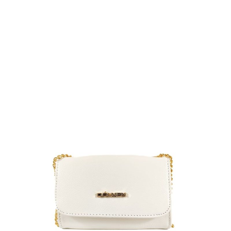 BOLSA ROSE TIRACOLO COURO OFF