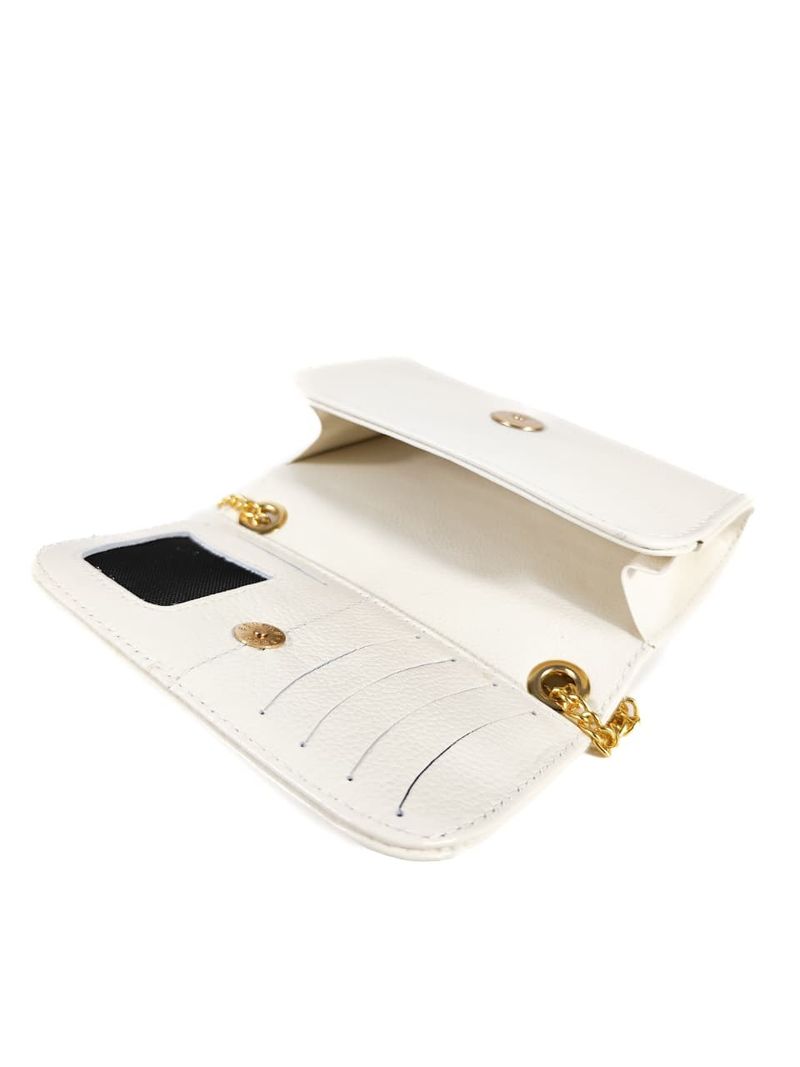 BOLSA ROSE TIRACOLO COURO OFF