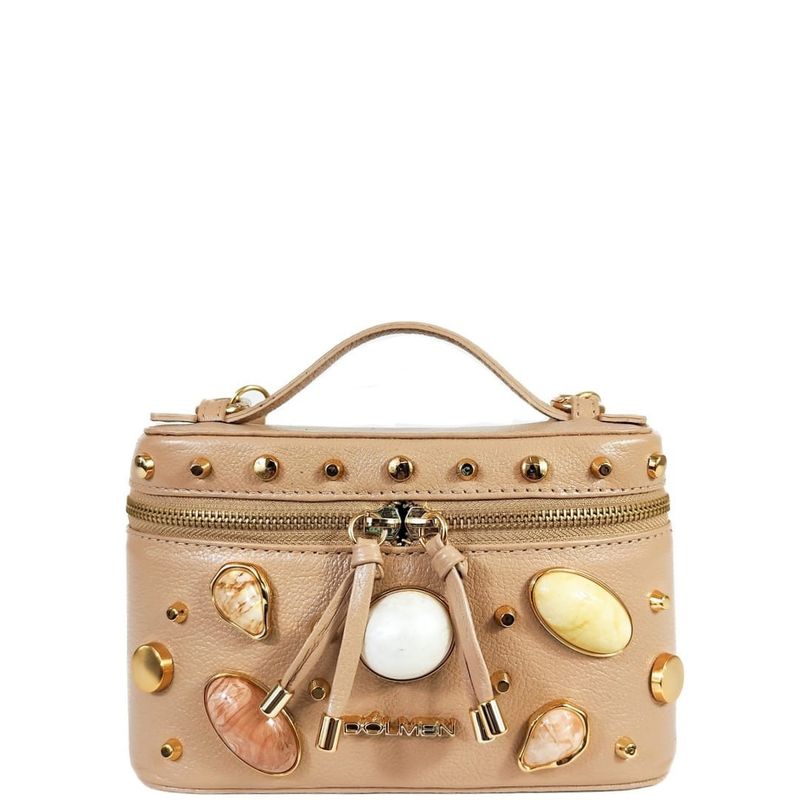 BOLSA AISHA TOTE COURO BEGE