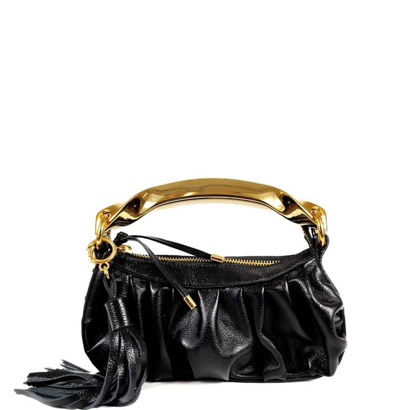 BOLSA EVA TIRACOLO COURO PRETO