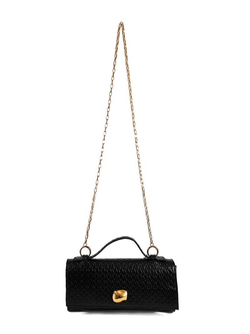 BOLSA SOFIE TIRACOLO COURO PRETO
