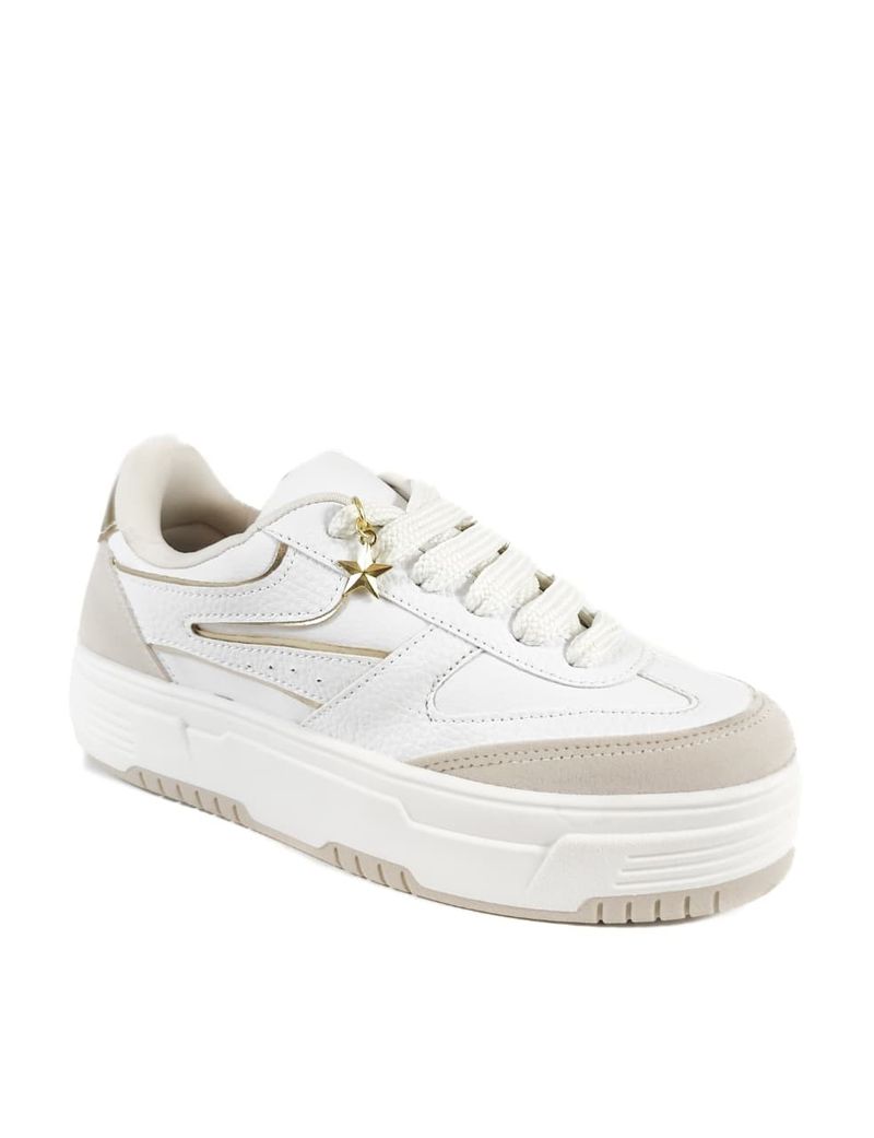 TENIS COURO SOFFT BRANCO