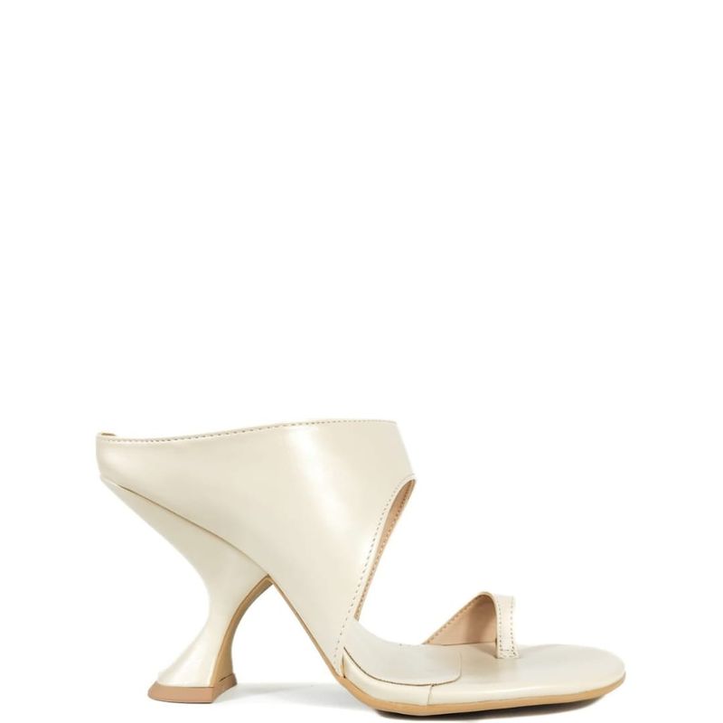 SANDALIA  SALTO ALTO OFF WHITE