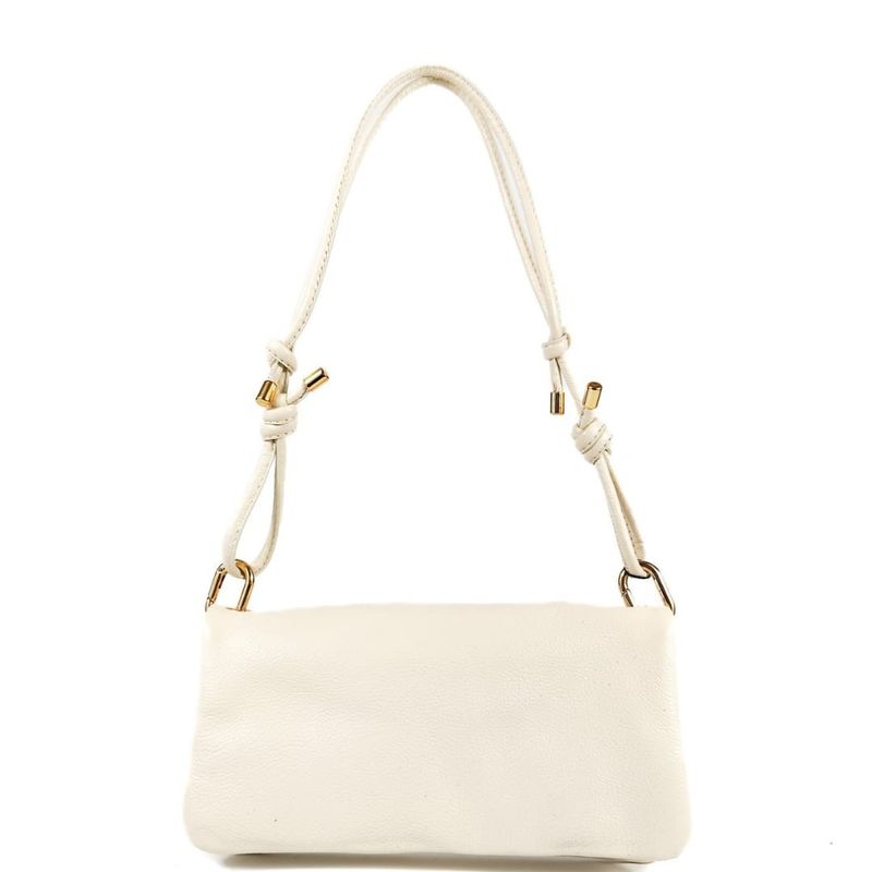 MINI BAG SELENA COURO OFF WHITE