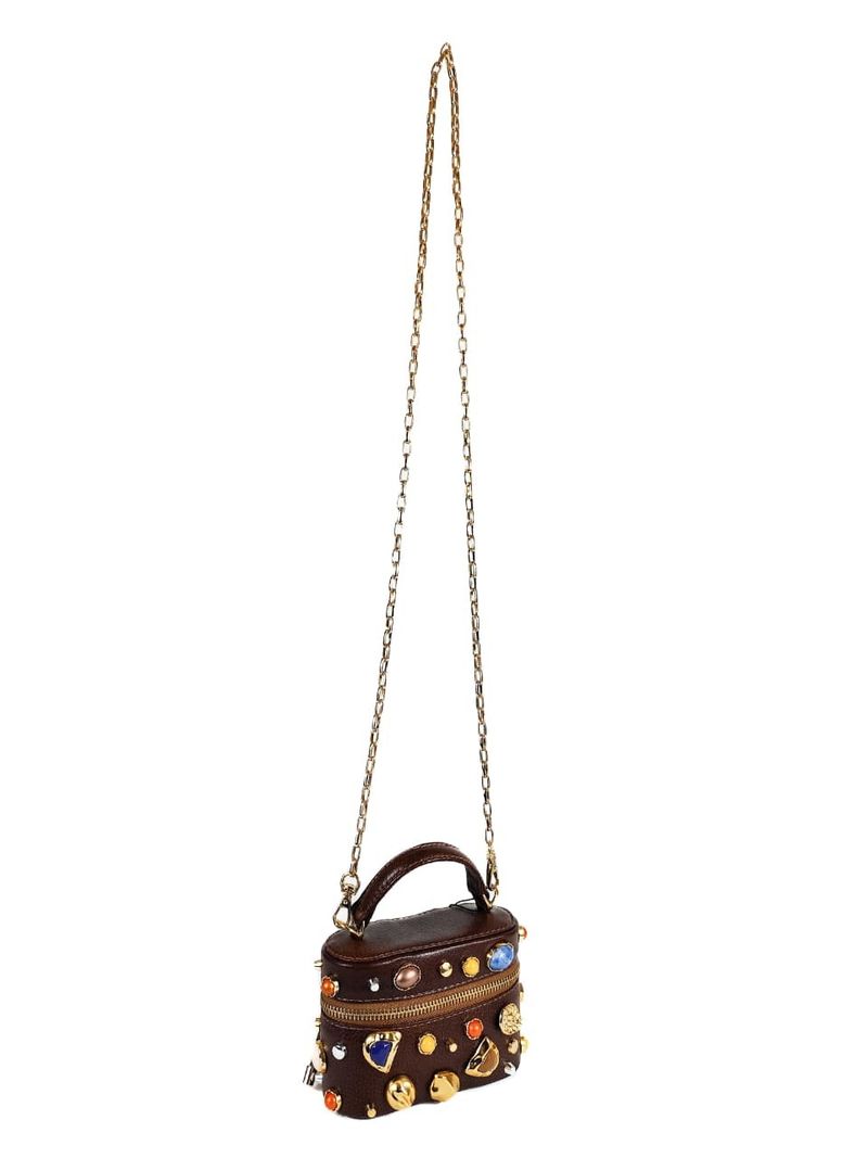 BOLSA MALLU TOTE COURO PINHAO