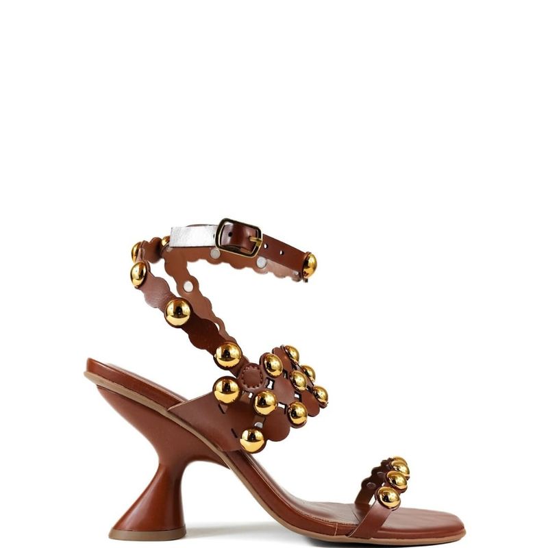 SANDALIA SALTO ALTO WHISKY