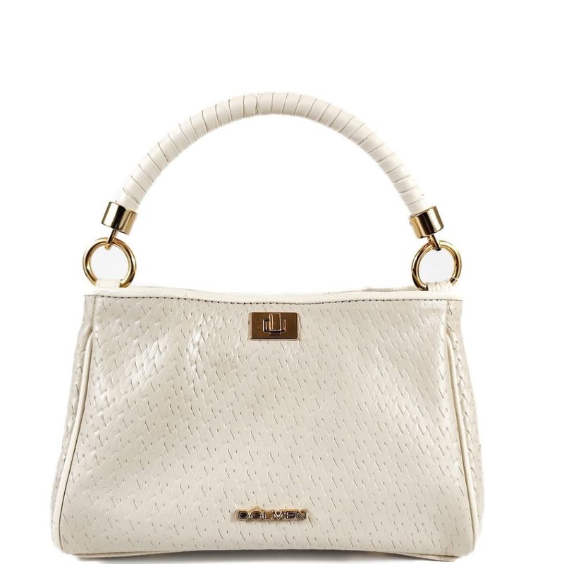 BOLSA PALOMA TIRACOLO COURO OFF WHITE