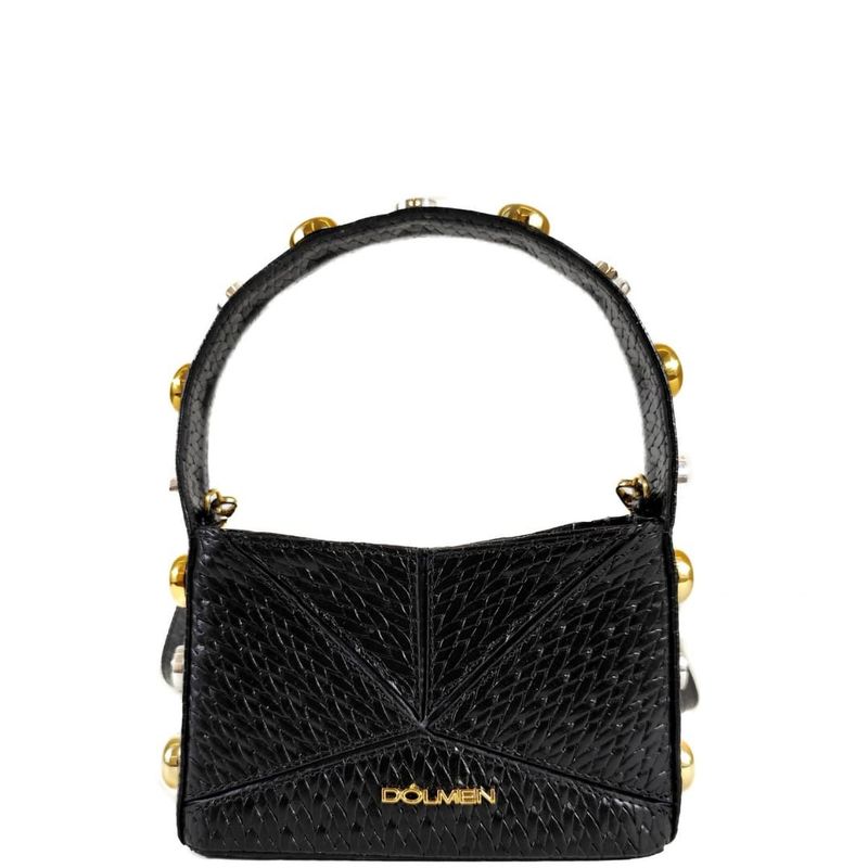 BOLSA EVE TIRACOLO COURO PRETO