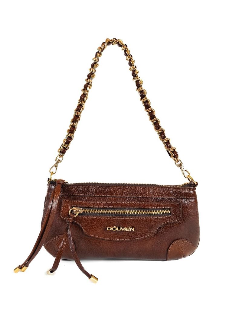 BOLSA FRIDA TIRACOLO COURO PINHÃO