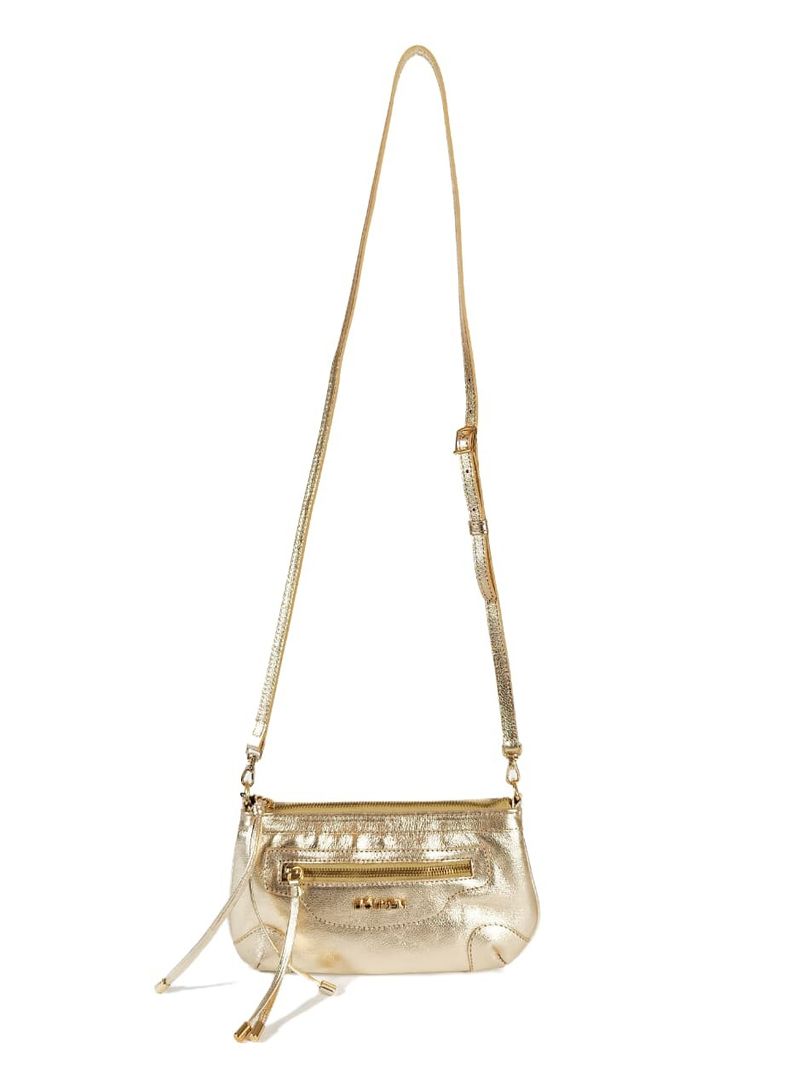 BOLSA FRIDA TIRACOLO COURO OURO