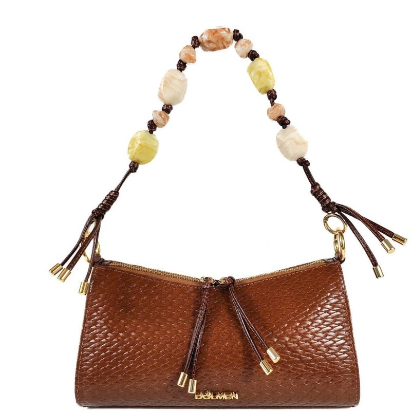 MINI BAG ARIEL COURO PINHÃO