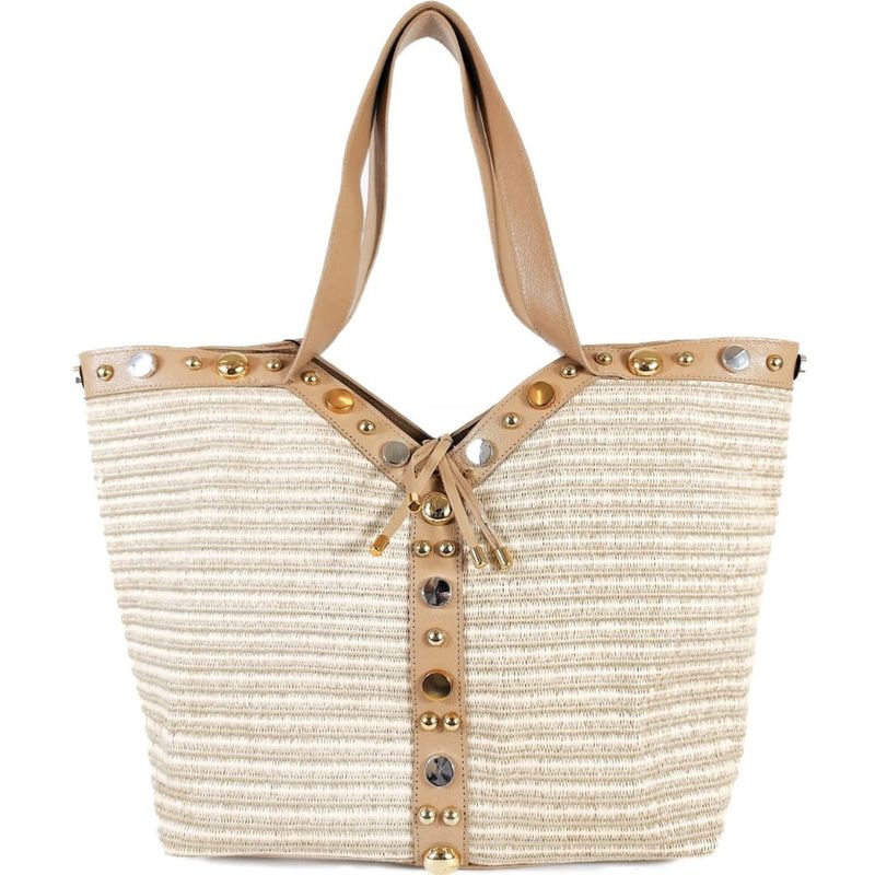 BOLSA TALITA COURO BEGE