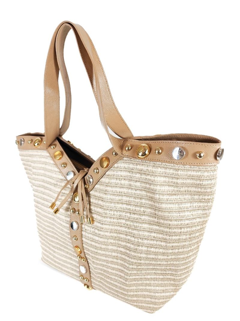 BOLSA TALITA COURO BEGE