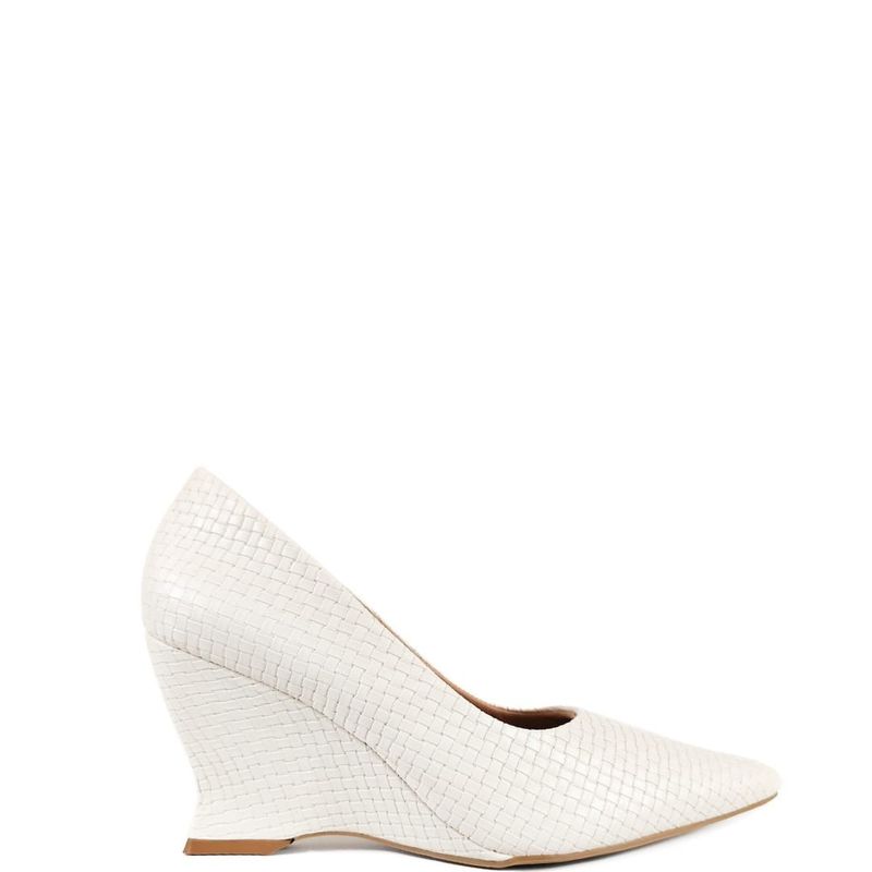 SCARPIN ANABELA OFF WHITE