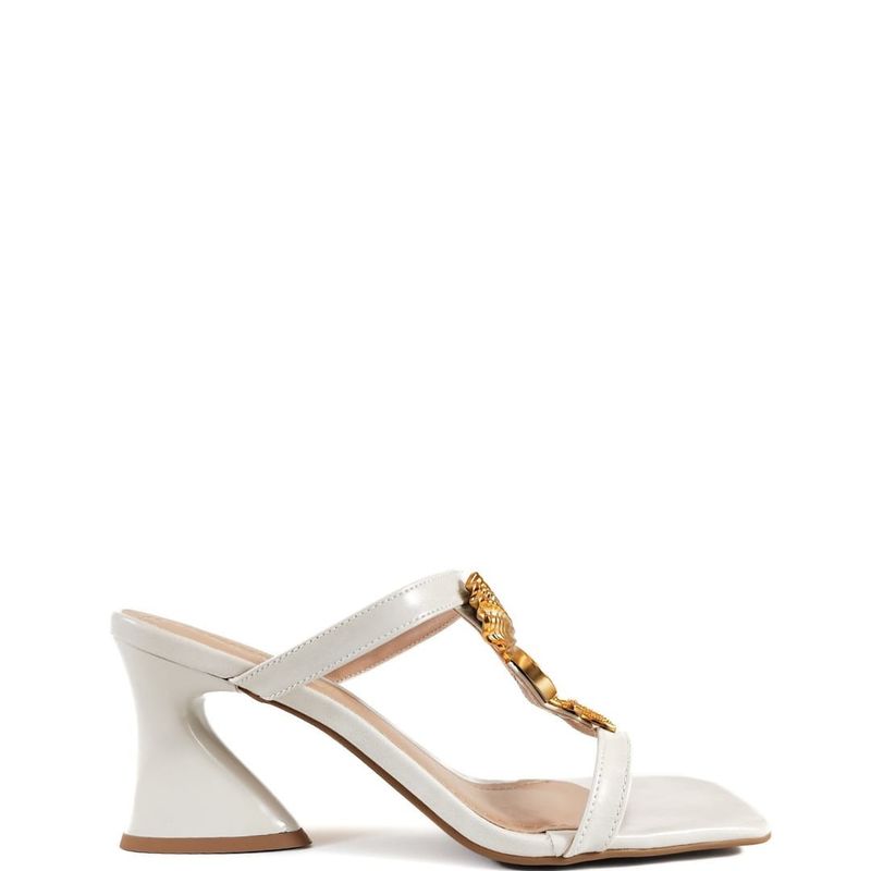 SANDALIA SALTO MEDIO OFF WHITE