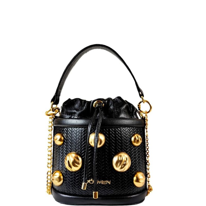 MINI BAG MARIAH COURO PRETO