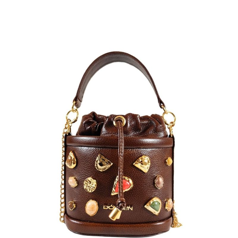 MINI BAG MARIAH COURO PINHAO