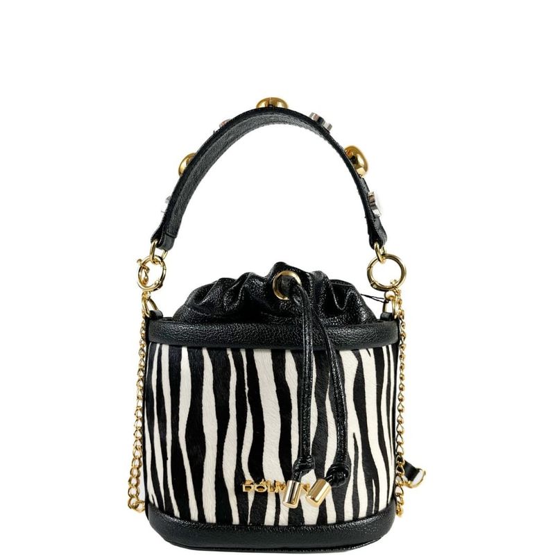 MINI BAG MARIAH COURO PRETO
