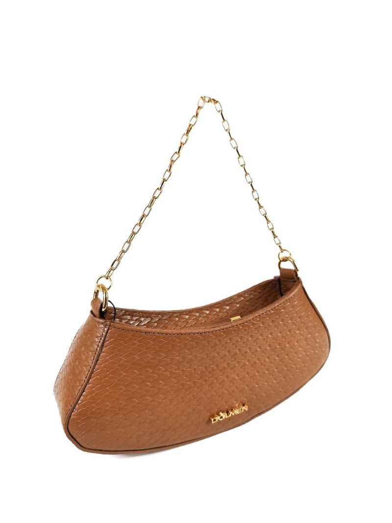 MINI BAG GABRIELA COURO CARAMELO
