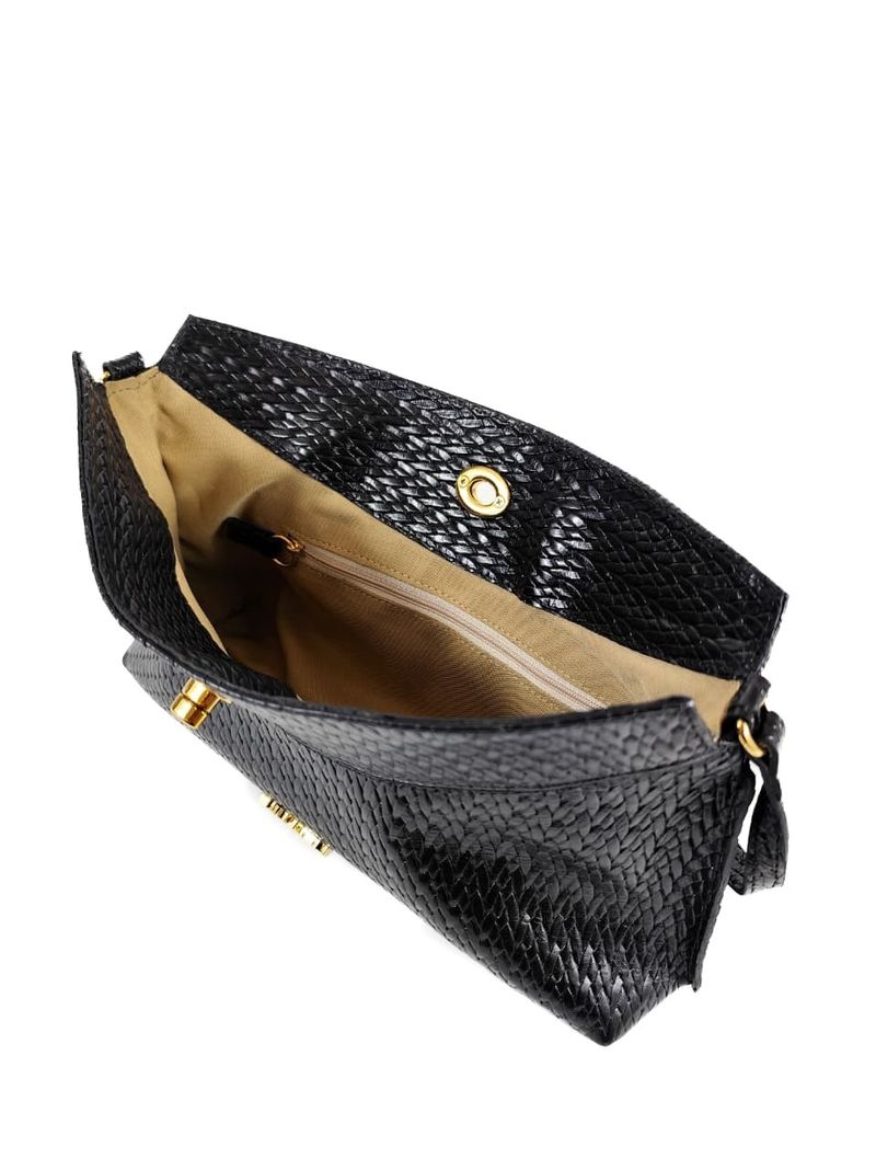 MINI BAG LIGIA COURO PRETO