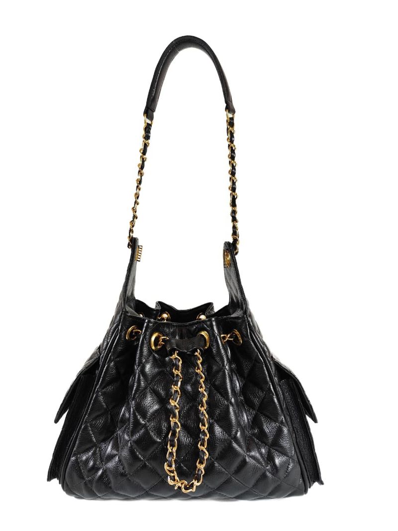 BOLSA MARISA COURO PRETO