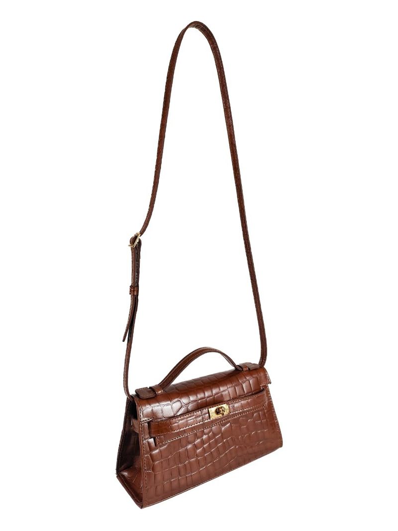 BOLSA LILA COURO TOTE PINHAO