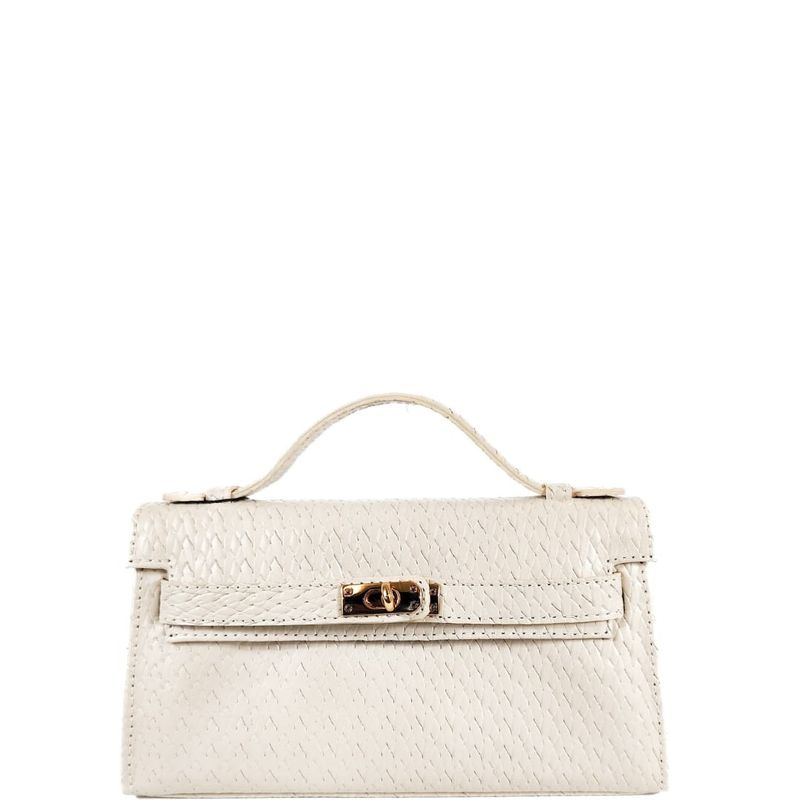 BOLSA LILA COURO OFF