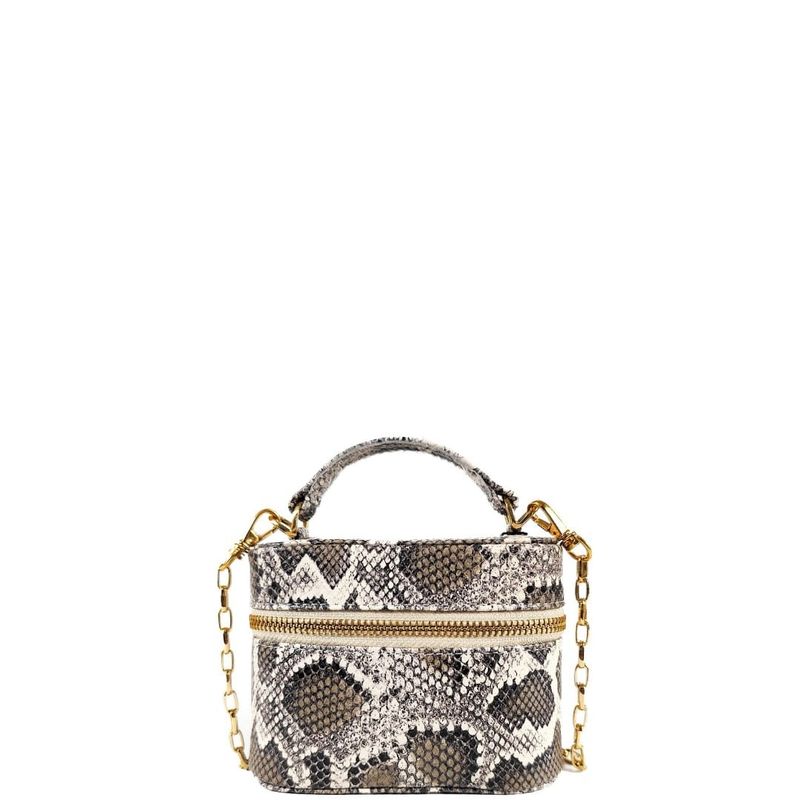 BOLSA MALLU TOTE COURO COBRA OFF