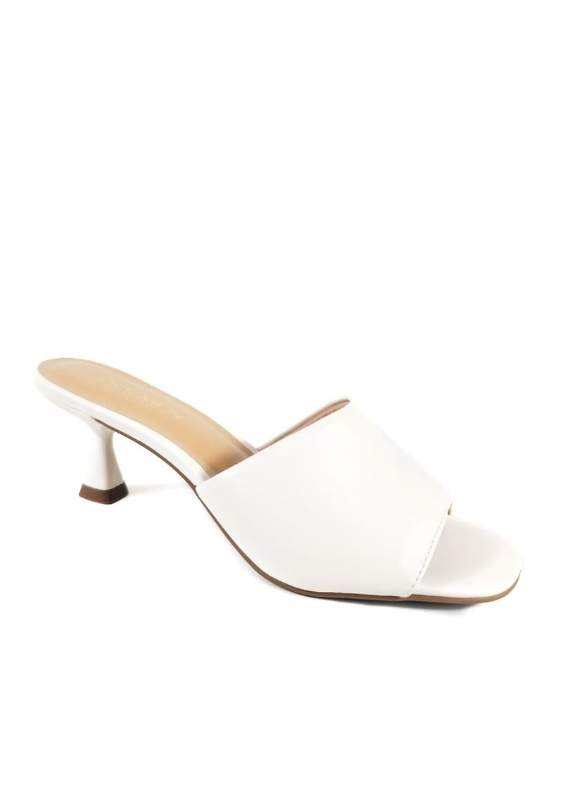 MULE SALTO BAIXO OFF WHITE