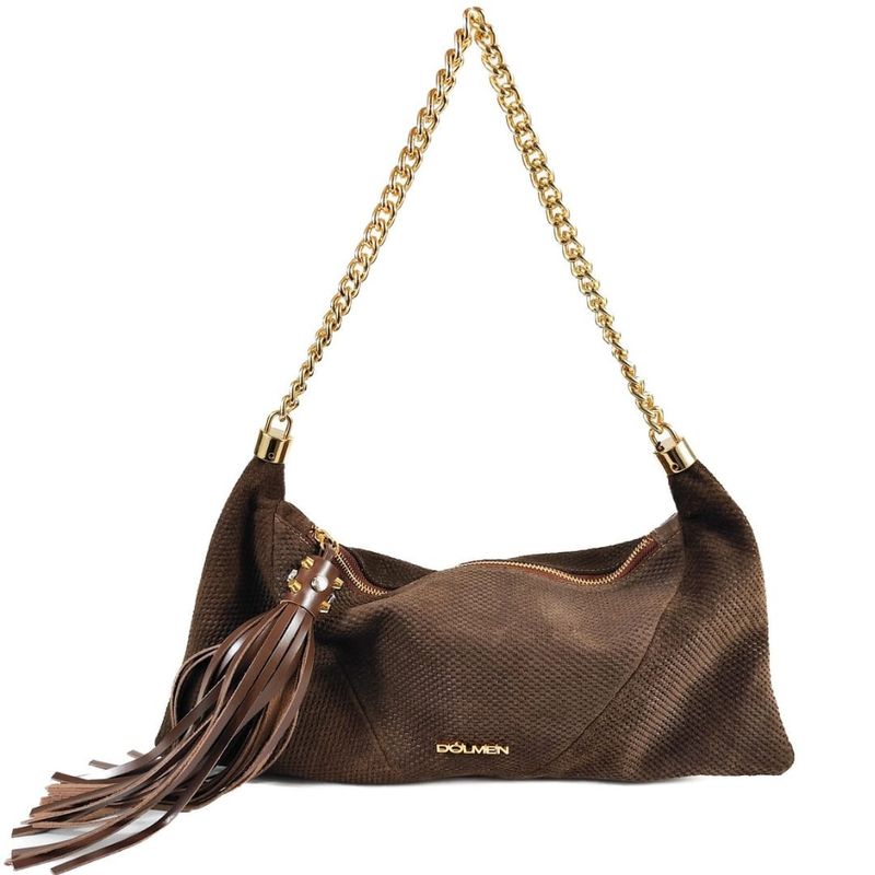 BOLSA EMILLY CLUTCH COURO CAFE