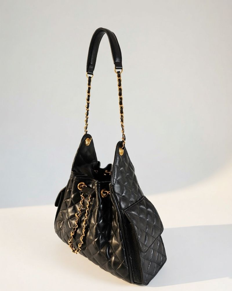 BOLSA MARISA COURO PRETO