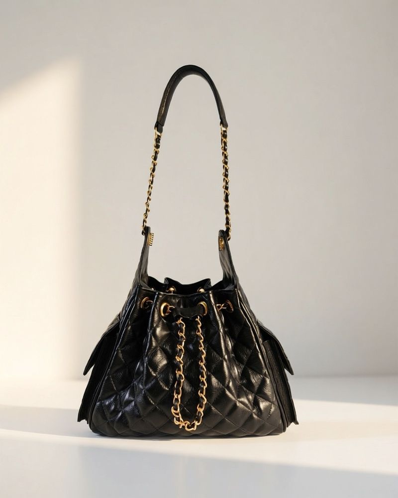 BOLSA MARISA COURO PRETO
