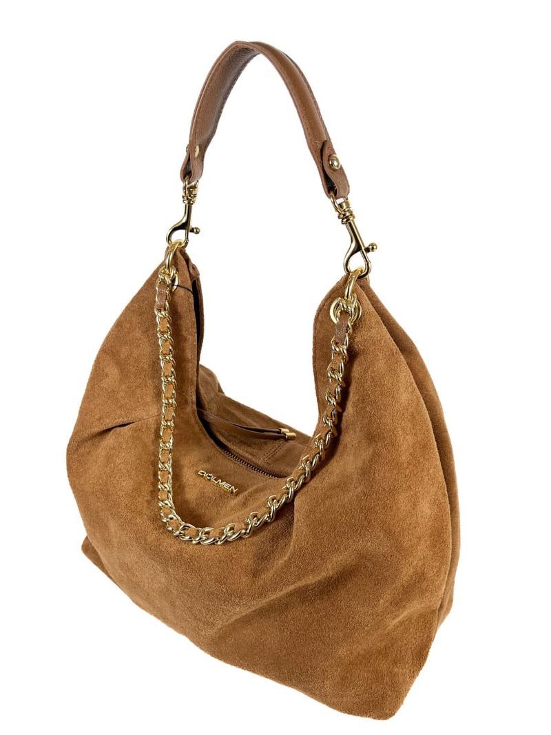 BOLSA ROBERTA COURO CARAMELO