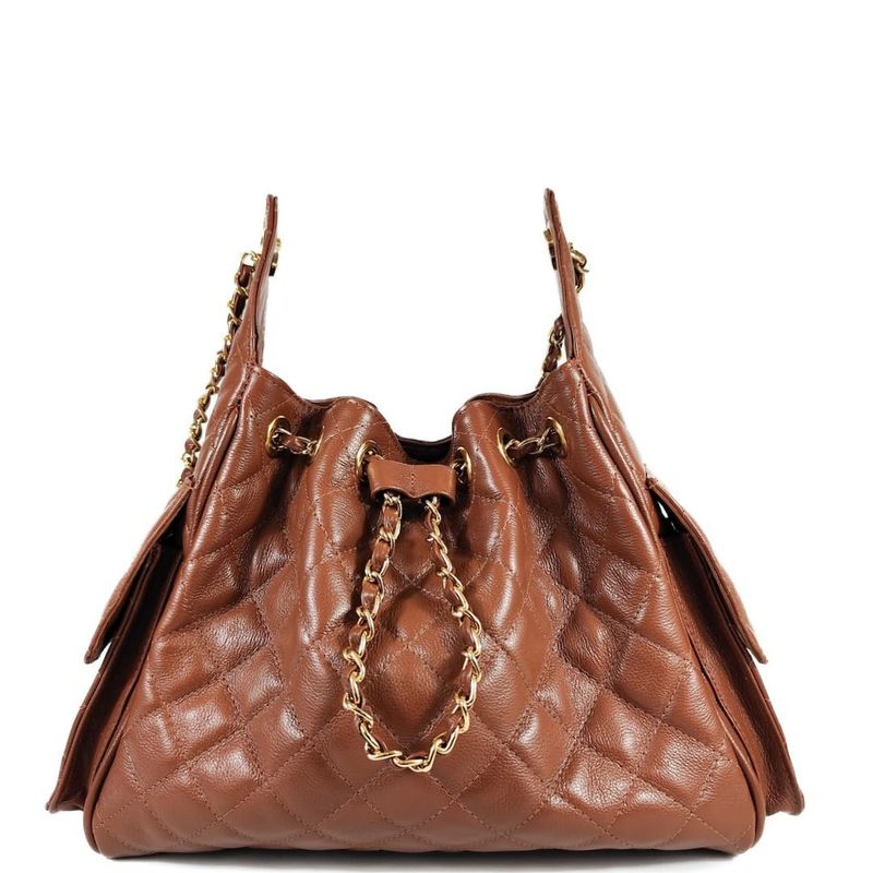 BOLSA MARISA COURO PINHAO