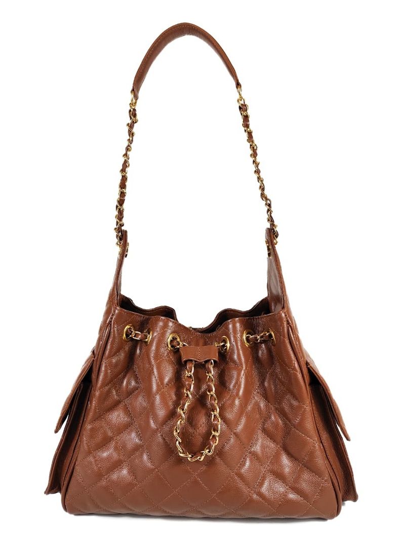 BOLSA MARISA COURO PINHAO