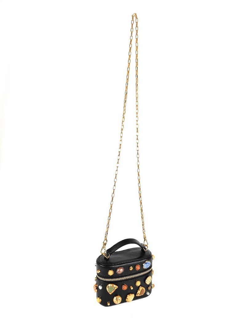 BOLSA MALLU TOTE COURO PRETO
