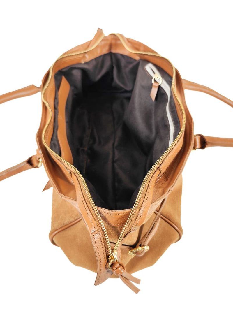 BOLSA VICKY HOBO CARAMELO