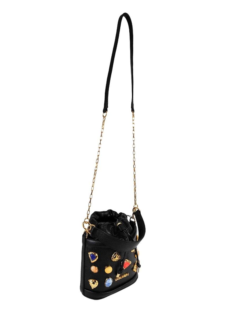 MINI BAG MARIAH COURO PRETO