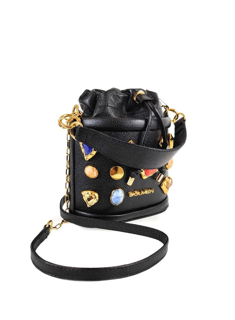 MINI BAG MARIAH COURO PRETO