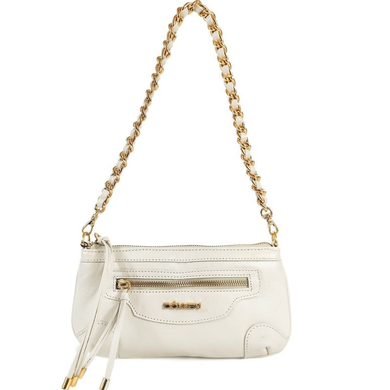 BOLSA FRIDA TIRACOLO COURO OFF WHITE