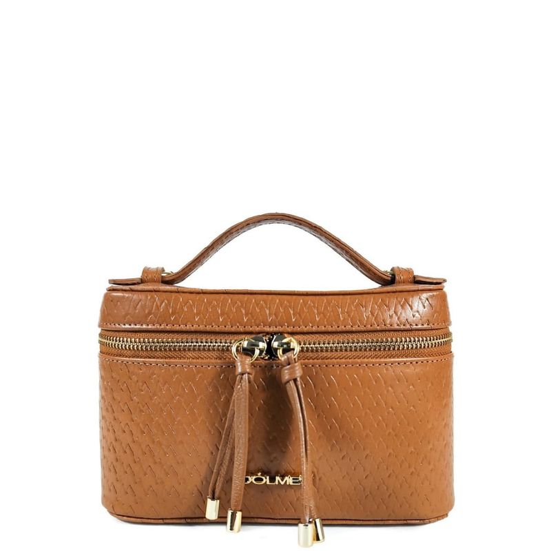 BOLSA AISHA TOTE COURO CARAMELO