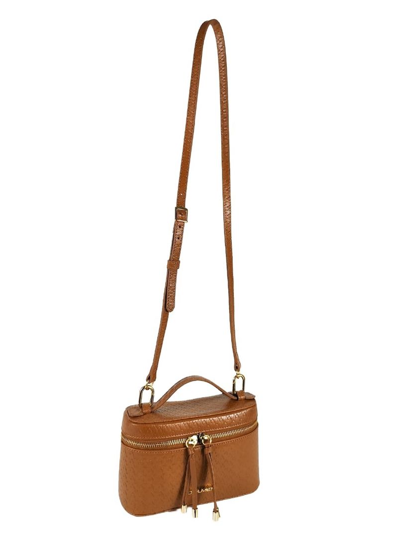 BOLSA AISHA TOTE COURO CARAMELO